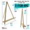 12" Natural Wood Tabletop Easel (4 Pack) - Adjustable A-Frame Canvas Stand for Painting Party & Signs - Table Top Easel for Painting, Canvas Holder, Crafts, Photos, Pictures